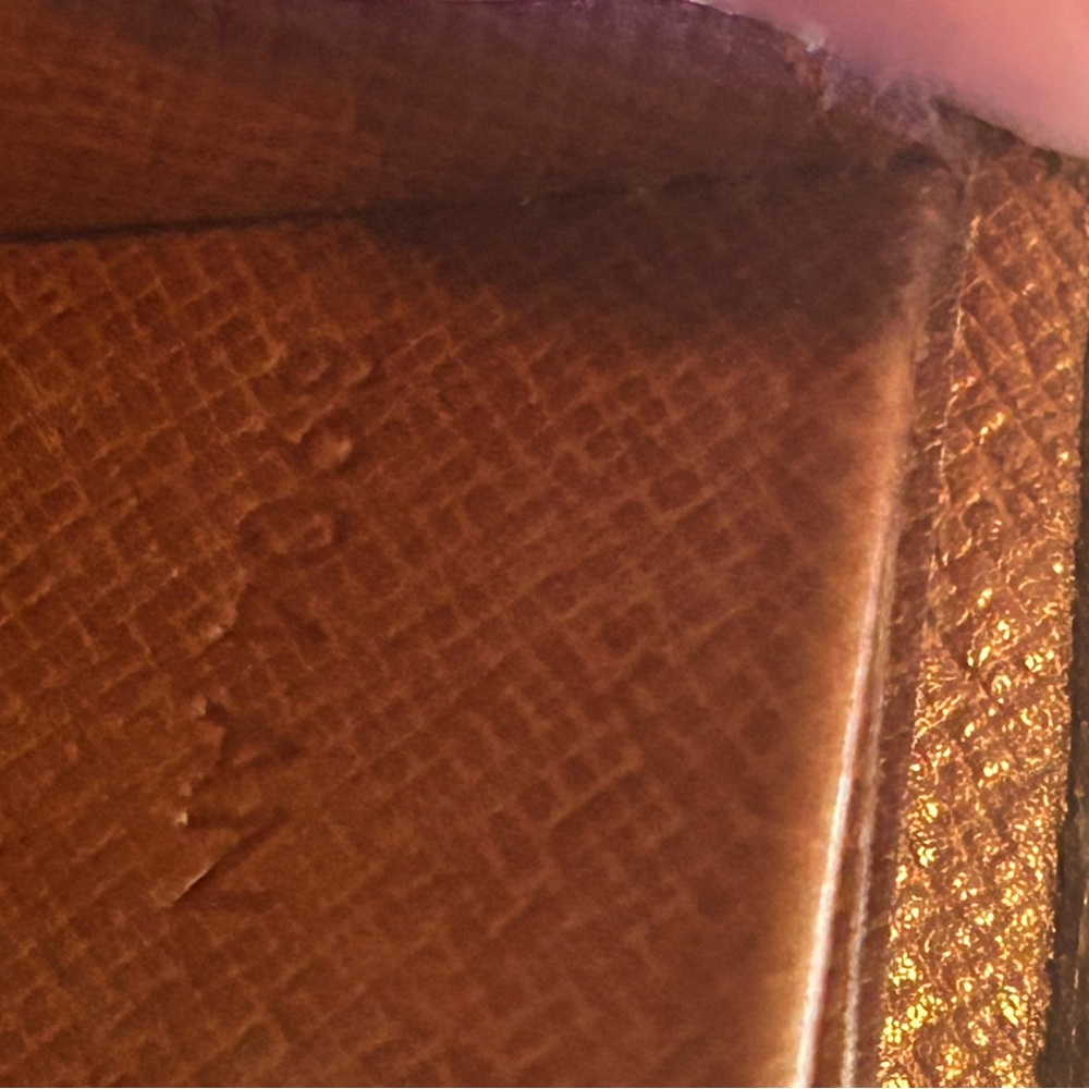 Louis Vuitton Monogram Brown and Tan Wallet Vintage - Picture 8 of 11